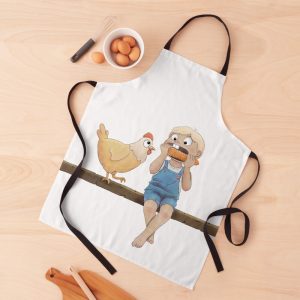 Schürze "Junge mit Huhn"