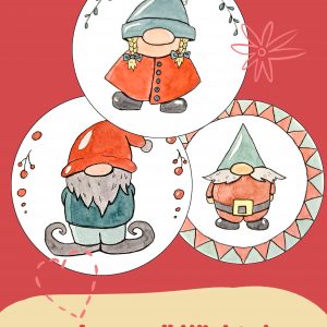 Einfache Aquarell Anleitung - Wichtel Weihnachten